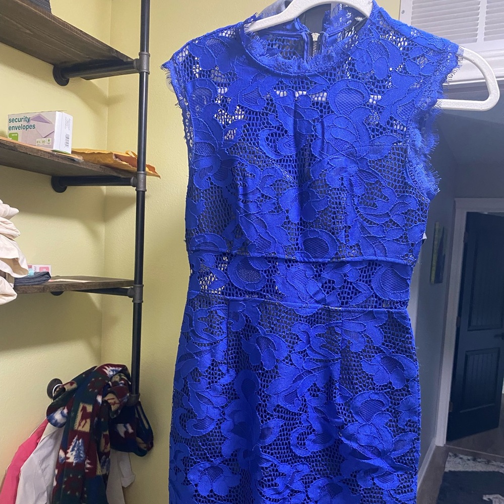 Royal Blue lace dress